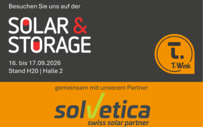 Besuchen Sie uns auf der Solar & Storage 2026 in Zürich